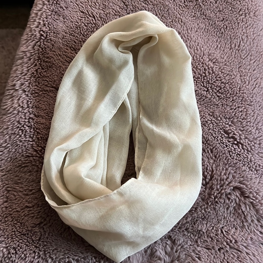 BOGO FREE 
Beige polyester infinity scarf
